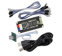 SJ@JX Arcade Game Encoder Tri-mode Bluetooth 2.4G USB Controller Button Joystick Turbo SOCD Wireless Pro Controller for PS4 Dualshocked 4 Nintendo Switch IOS Android Playstation 3 Raspberry Pi PC
