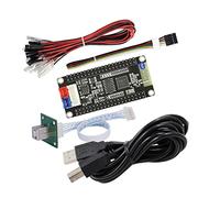SJ@JX Arcade Game Encoder Tri-mode Bluetooth 2.4G USB Controller Button Joystick Turbo SOCD Wireless Pro Controller for PS4 Dualshocked 4 Nintendo Switch IOS Android Playstation 3 Raspberry Pi PC