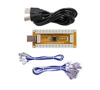 SJ@JX Arcade Game USB Encoder Zero Delay Gamepad Button Joystick Controller for Nintendo Switch PC PS3 Raspberry Pi