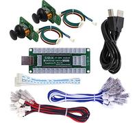 SJ@JX Game Controller Encoder 3D Analog Stick Sensor Fly Joy DIY Arcade Joystick Button Gamepad Code Board for Xbox 360 Nintendo Switch Raspberry Pi PS3 PC Andriod