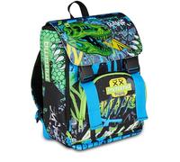 SJ Seven Mitama 4 Zip Expandable Backpack, Mitarex, Blue, Maxi Capacity, Double Compartment, Pre-shaped Backrest, Child, Elementary School, blue, Taglia unica, Casual