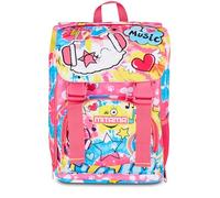 SJ Seven Mitama Catrock, Fuchsia, Maxi Capacity, Double Compartment, Moulded Backrest, Girl, Elementary School, Fuchsia, Taglia unica, Casual
