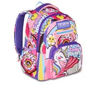 SJ Seven Mitama New Plus DAISYPOP Backpack, Pink, Elementary School Backpack, 30 L, Super Capacity, Ergonomic, Robust, for Girls, pink, Taglia unica, Casual