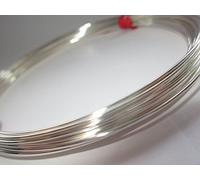 SJ Supplies Sterling Silver 925 0.8mm (20 Gauge) Half Hard Polished Round Wire - 1 Meter