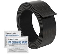 SJ3550 Heavy Duty Reclosable Fastening Tape 25mm x 2.5m - Type 250 Mushroom Stem, 5X Stronger Than Hook & Loop - Waterproof Indoor/Outdoor with IPA & Adhesive Promoter Wipe