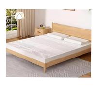 SJASD 100% Natural Latex Mattress Natural,Medium Firm Feel,Comfort Foam,Latex Mattress Home Single Double Mats with Cover Twin Full Size,2in,200x200cm(79x79in)
