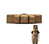 SJASD Double Long Rifle Case,Soft Bag Gun Case,Durable Tactical Carbine Rifle Bag & Multi-Function Gun Bag, 600D Oxford Cloth,Perfect for Rifle and Pistol Storage or Transportation