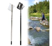 SJASD Stainless Steel Telescopic Water Sampler, 0.6m to 7m Telescoping Rod and 500ml/1000ml Pendulum Beaker Sampler, Liquid Sample Cup Water Sampling Bucket for Sampling Water from Various Sources