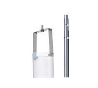 SJASD Telescopic Water Sampler,500 ML/1000 ML Water Sampling Pole,Pendulum Beaker Sampler Ladle,Sewage Sampler,Portable Water Sample Collection Cup,Plastic 500ml,1.5m/4.9ft