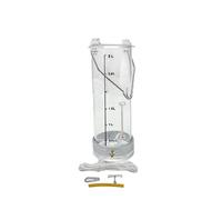 SJASD Water Sampler Sampling Dipper System with Counterweight, Liquid Sample Collection, Ladle Pendulum Beaker Sampler,Acrylic glass 2.5L