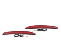 SJBEUA High Level Brake Light 2Piece Rear Bumper Reflector Lights For Hyundai For Xcent I10 2018 LED Driving Brake Turn Singal Tail Lamps 12V Red LED Third Brake Light(3 Functions)