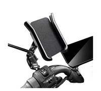 SJBEUA Navigation Bracaket For GPS Navigation Phone Bracket Motorcycle Mobile Phone Stand Rear View Accessories Motorcycles Rearview Phone Holder Navigation Mount Bracket