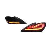 SJBEUA Rear Tail Lights For Hyundai For Genesis Coupe 2009-2018 For Rohens Coupe Taillights Taillamp Rear Lamp Brake Fog Light Assembly Pair LED Tail Light Rear Lights