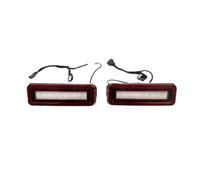 SJBEUA Rear Tail Lights For Land For Rover For Defender 90 110 20-2025 Car Light High Light Rear Bumper Light With Daylight LED Reversing Light Tail Light Rear Lights(Red with trun)