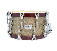 SJC Drums 14 x 8" Custom Snare Ginger & Merlot Glitter
