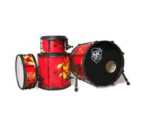 SJC Drums Josh Dun The Ned 4pc Shell Pack Inferno