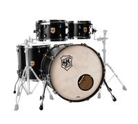 SJC Drums Tour Series 4pc Shell Pack Matte Black