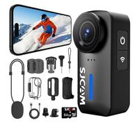 SJCAM C110plus 4K 64GB Wearable Body Camera with 6-Axis Gyro Stabilization,170° FOV Thumb Sized POV Camera,30M Underwater Waterproofing,Magnetic Mount for Riding, Vlog,Travel
