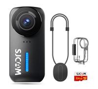 SJCAM C110Plus Magnetic Combo, 4K POV Pocket Action Camera,170° FOV Video, 6-Axis Stabilization,Mini Body Camera, Waterproof, Wearable cam for travel sport,Built-in Mic for Vlogging,Helmet Mount,Black