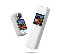 SJCAM C300 4K 7Hr Dual Touch Screen 2-in-1 Vlogging Camera,170°FOV Wearable Body Cam & handheld camera with 64GB Card | 6-Axis Stabiliser,8x Zoom,3800mAh Pocket Action Camera for Live Streaming,White