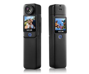 SJCAM C300 4K Action Camera Ultra Long Battery Life 460 Mins with 6-Axis EIS Stabilization 1.3 Inch Touch Screen 30m Waterproof with Case 20MP Photo Fast 5GHz WiFi to Phone Slow Motion for Vlogging Mo