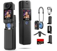 SJCAM C300 4K Vlogging Camera, 7Hour Power,Pocket Action Camera Waterproof