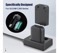 SJCAM C300 Dual-Slot Battery Charger + 2x 1000mAh Batteries