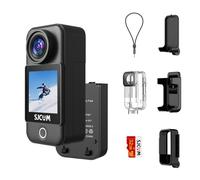 SJCAM C300 Pocket Action Camera 4K30fps, 1.33'' Touchscreen Sports Camera, 2.4G/5G Dual WiFi 20MP Helmet Camera, 6-axis EIS Underwater Camera 30m/98ft Waterproof