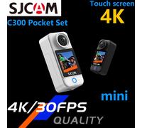 SJCAM C300 4K Action Camera Ultra Long Battery Life 460 Mins with 6-Axis EIS Stabilization 1.3 Inch Touch Screen 30m Waterproof with Case 20MP Photo Fast 5GHz WiFi to Phone Slow Motion for Vlogging Mo