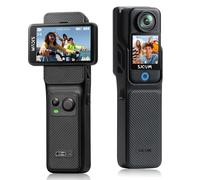 SJCAM C400 4K Action Camera with 6-Axis EIS Dual Touchscreens 2.29-inch Flip 437 Mins Battery Compact 14.4x3.9x3.9cm Body 30m Waterproof with Case 16MP Photos 154° Wide Angle 2K Slow Motion Fast 5GHz