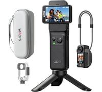 SJCAM C400 Vlogging Creators Combo, 4K Pocket Camera,7H Power use,6-Axis Stabilizer,Vlogs influencers Cameras,2.29'' Touch Screen,30M Waterproof Body Cam,Vlogging for YouTube,Black