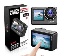 SJCAM SJ10PRO 4K60FPS 2.33'' Touch Screen 170° FOV 6-aixs Stabilization Action Camera, 5m Body Waterproof Underwater Camera,2.4Ghz/5Ghz Sports Camera