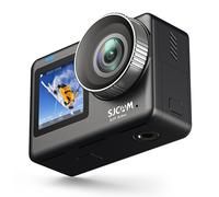 SJCAM SJ11 Active Dual Screen Action Camera 2.33 Inch Touch and 1.3 Inch Selfie Display 4K 30fps Video 6-Axis EIS Stabilization 5m Bare Body Waterproof 30m with Waterproof Case 100 Mins Battery 20MP