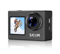 SJCAM SJ4000 Dual Screen Action Camera 4K Video 2.0 Inch LCD with 1.3 Inch Selfie Display 170° Wide Angle f2.2 Aperture EIS Stabilization 30m Waterproof with Case 80 Mins Recording Compact 5.9×4.2×3cm