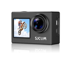 SJCAM SJ4000 Dual Screen Action Camera 4K Video 2.0 Inch LCD with 1.3 Inch Selfie Display 170° Wide Angle f2.2 Aperture EIS Stabilization 30m Waterproof with Case 80 Mins Recording Compact 5.9×4.2×3cm