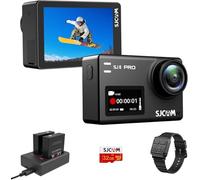 SJCAM SJ8Pro Action Camera 4K 60fps, WiFi+Remote+2.33'' Touchscreen 170° FOV 8X Zoom Six-Axis EIS, Underwater 40M Waterproof Helmet Cam with 32G SD Card and Kits