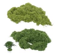 SJDOFU 200G Artificial Moss, Fake Moss, for Craft Fake Green Plants Home Garden Patio Decoration Potted Plant Centerpieces Terrariums Decor(100G Light Green+100G Dark Green)