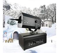 sjdoPulse 2000W Small Snow Machine for Indoor and Outdoor Simulated Snowflake Party Stage Snow Show with Remote Control 90° Shock Head for Halloween, Christmas