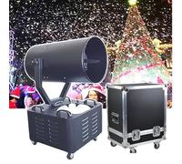 sjdoPulse 3000W Large Stage Machine, Adjustable Snowflake Size, Distance: About 10 Meters, Covered Area: 150 Cubic Meters, for Stage Effect
