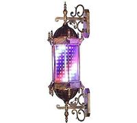 sjdoPulse Barber Pole Light Outdoor Wall Lamp Barber Shop Pole 27"/38" Led Barber Pole Light With Remote Control Rotating Illuminating Stripes Hairdressing Salon Shop Barber Shop Pole