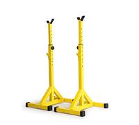 sjdoPulse Bench Press Rack Gym Equipment, Gym Equipments For Home Weight Racks For Squats Squat & Dip Rack Ryno Power Rack Home Gym Cage Cap Barbell Deluxe Power Rack Exercise Stand,Yellow