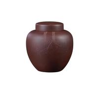 sjdoPulse Ceramic Food Jar Large Purple Clay Tea Can Pu'er Tea Storage Can Sealed Storage Empty Can for Serving Ground Coffee, Tea, Sugar, Salt and More Pantry Storage Containers