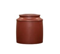 sjdoPulse Ceramic Food Jar Purple Clay Tea Cans, Sealed Storage Cans, Pu'er Tea Storage Cans, Household Storage Tea Cans, Food Storage Cans Pantry Storage Containers