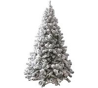 sjdoPulse Christmas Tree,Artificial Trees Decoration Christmas Tree With Flocked Snow Premium Pine Eco-Friendly Xmas Tree For Holiday Decorations Indoor,Grey