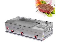 sjdoPulse Commercial Propane Gas Griddle Iron Range Countertop Propane Gas Commercial Griddle With Manual Control And One Burners, Is Easily Transported And Can Cook For Medium To High Volumes,72