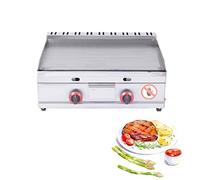 sjdoPulse Commercial Propane Gas Griddle, Stainless Steel Portable Flat Top Grill, Cook Rite Heavy Duty Stainless Steel Flat Top Countertop Restaurant Griddle Grill Easy Clean For Indoor Or Outdoor
