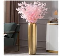 sjdoPulse Modern Tall Floor Vase,Large Gold Ceramic Vase For Home Decor,Kitchen,Office Decor, Big Decor Flower Holder Ideal For Living Room,Gold,60cm