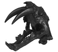 sjdoPulse Resin Saber Tooth Tiger Skull Model Fossil Statue Crafts for Home Office Display Decorative Craft Decoration