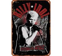 Sjducvxgyl Billy Idol - Dancing With Myself Poster Vintage Metal Tin Sign Aluminum Sign Art Wall Decor 12 X 8 Inch Bedroom Kitchen Cafe Pub Plaque, colour