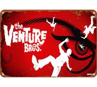 Sjducvxgyl The Venture Bros. Tv Show Poster Vintage Metal Tin Sign Aluminum Sign Art Wall Decor 12 X 8 Inch Bedroom Kitchen Cafe Pub Plaque, colour
